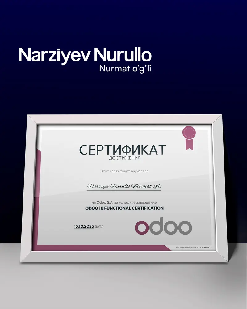 Certificate 1