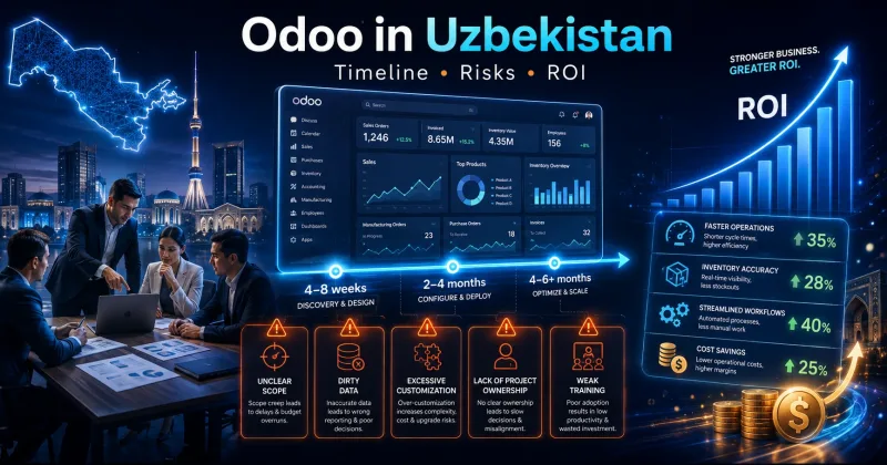 Implementing Odoo in Uzbekistan: Timeline, Risks, and ROI
